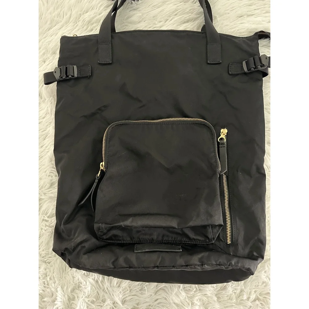 Timbuk2 Convertible Backpack‎ Tote Rucksack in Jet Black Lug  display picture 2